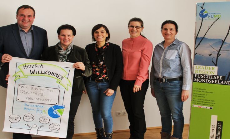 Qualitätssicherungs-Team der LEADER-Region FUMO Foto: LEADER-Region FUMO