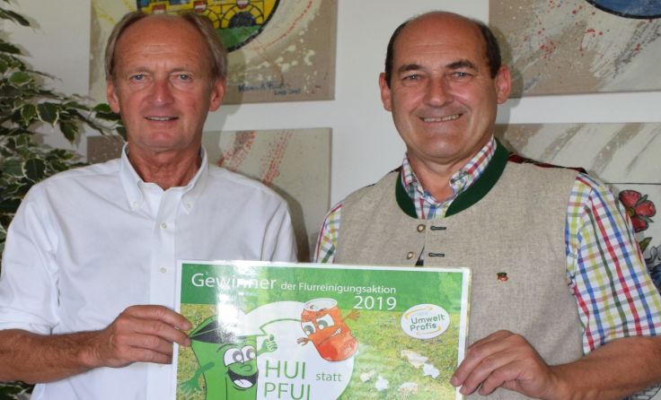 Bürgermeister Brunsteiner und Kons. Bürgermeister Baumann. Foto: BAV Vöcklabruck