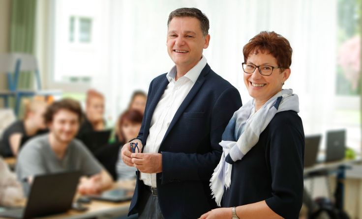 Franz Stadlmann und Roswitha Weinheimer Foto: OÖ Gesundheitsholding 