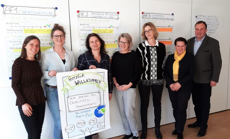 Das Qualitätssicherungs-Team der Leader-Region Fumo Foto: Leader-Region Fumo 2020
