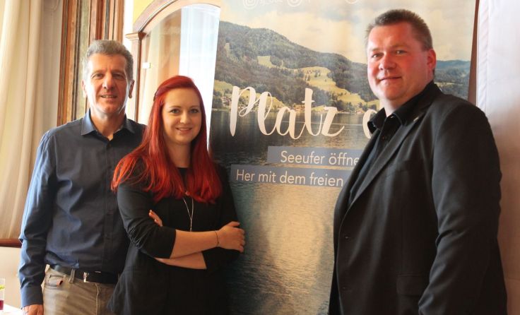 Christian Makor, Nina Andree und Michael Seemayer (v.l.) Foto: Ebner