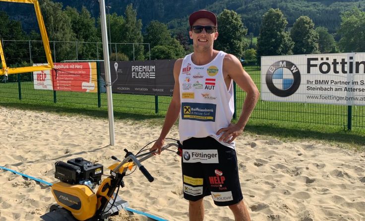 Florian Schnetzer packt an für sein Heimturnier am Attersee selbst an.Foto: privat