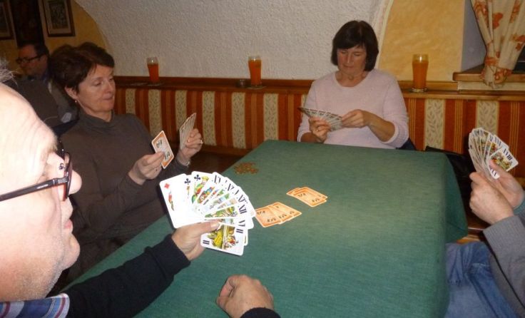 In Vöcklamarkt wird das Tarockspiel gepflegt.Foto: privat