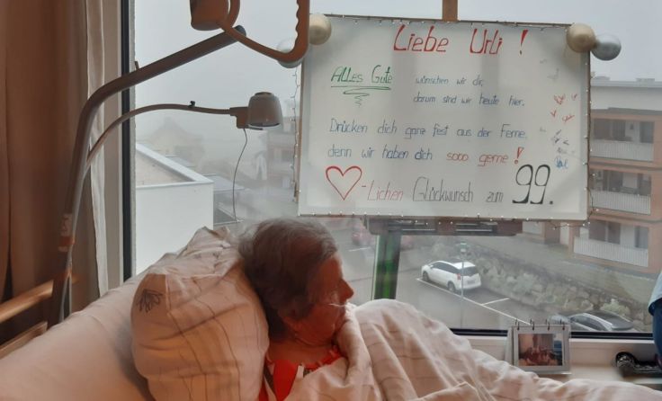 Ihre Familie wollte Anna Mayr zeigen, dass sie sehr oft an sie denkt. Fotos: privat