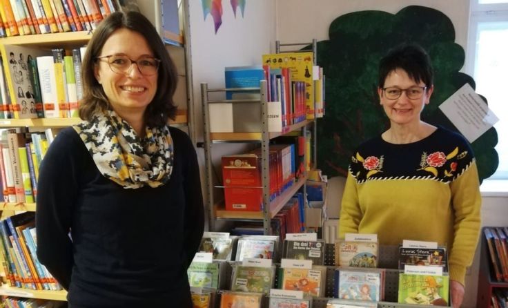 v.l.: Leiterin Birgit Schrank und Margit NeumüllerFoto: Stadtamt