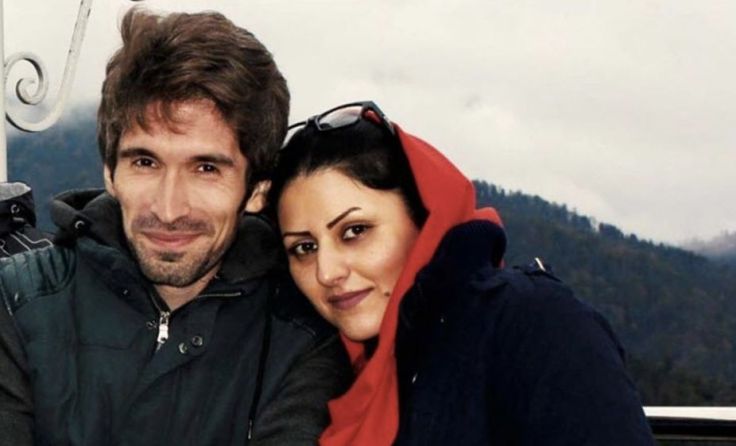 Golrokh Ebrahimi Iraee und Arash Sadeghi Foto: privat