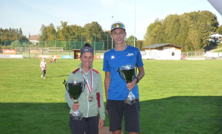 Die Tagessieger Melanie Reiter und Florian Nußbaumer (Foto: Rudi Nigl)