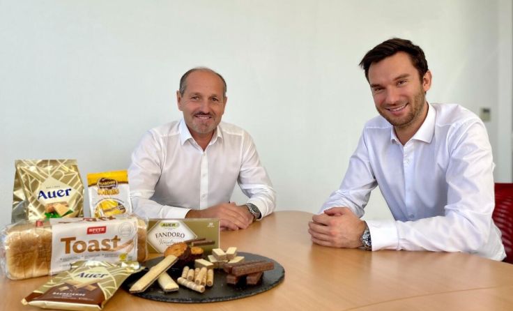 Martin Forster, Division Manager Süß- und Backwaren, und Spitz-CEO Walter Scherb (Foto: Spitz)