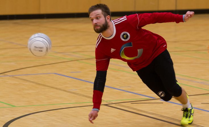 Michael Kreil überrascht mit Freistadt gegen Meister Vöcklabruck. (Foto: Stefan Gusenleitner)