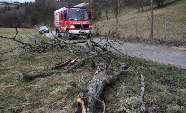 Sturmeinsatz der Feuerwehr in Pichl bei Wels (Foto: laumat.at/Matthias Lauber)
