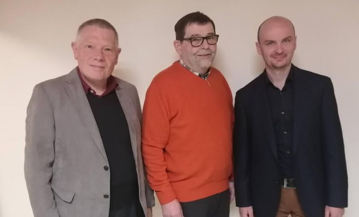 v.l.: Markus Himmelbauer, Dechant Reinhold Stangl, Manuel Hödl (Foto: Dekanat Schörfling)