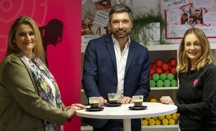 v.l.: Tanja Grander, Bürgermeister Peter Schobesberger und Sabine Seethaler (Foto: Stadtamt)