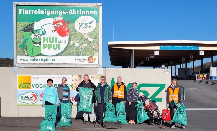 Die kleinen und großen Umweltprofis des BAV Vöcklabruck beim heurigen Flurreinigen (Foto: BAV)