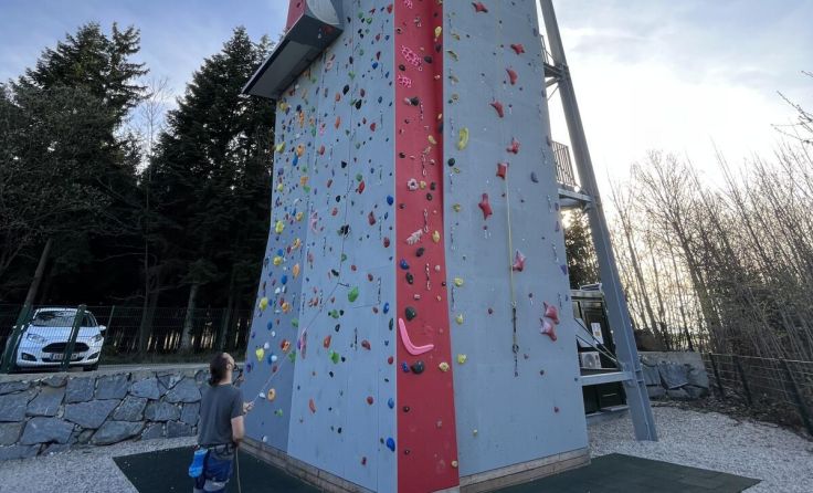 Saisonstart bei der Kletterwand am Powertower (Foto: Sportunion Puchkirchen)