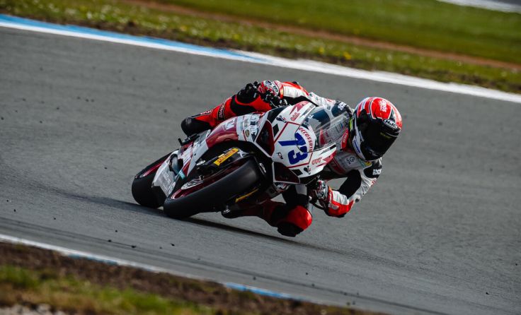 Maximilian Kofler auf seiner Ducati Panigale V2 (Foto: Luca Gorini/CM Racing/Motorsport Kofler)