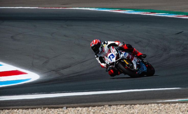 Maximilian Kofler auf seiner Ducati Panigale V2 (Foto: Luca Gorini/CM Racing/Motorsport Kofler)