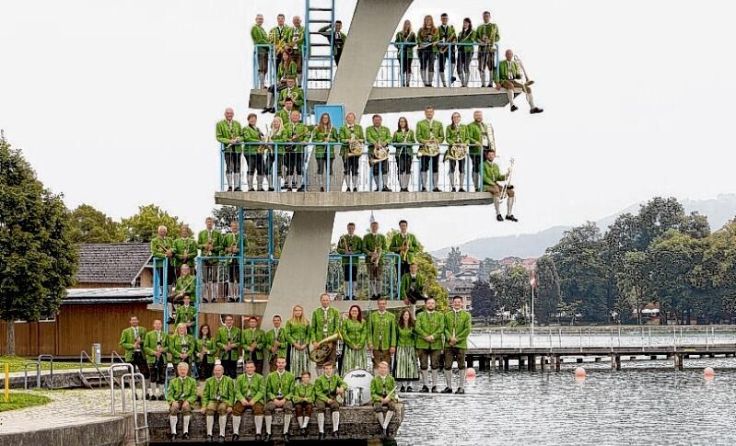 Die Marktmusikkapelle Seewalchen erspielte heuer den Wanderpokal. (Foto: www.studio46.at)