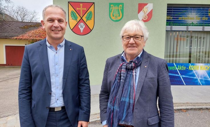 Anton Hüttmayr (re.) mit Christian Mader (Foto: Ebner)