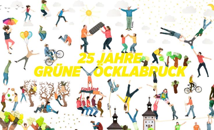25 Jahre Grüne Vöcklabruck: Auszug aus den Wimmel-Bildern (Foto: Thomas Koller/Grüne)