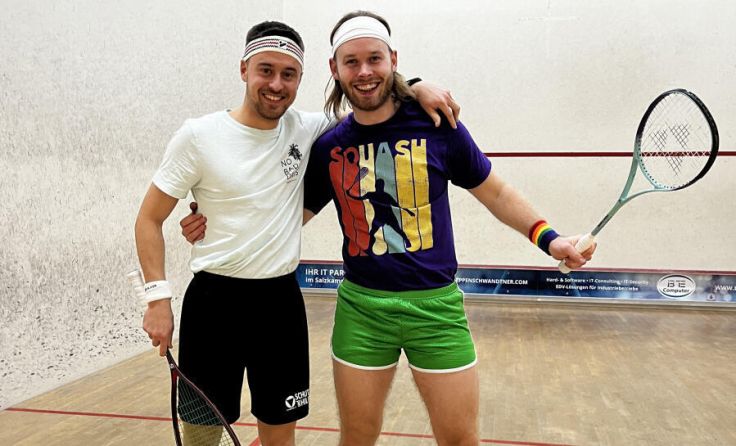 V.l.: Mihaly Andorczky (Platz 2) mit Turniersieger Daniel Nagel (Foto: SCM)