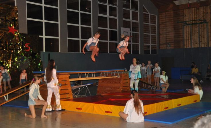 Bei der Darbietung des Musicals "Mamma Mia" (Foto: privat)
