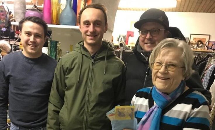 Vl.: Patrik Holzapfel, Manfred Graef, Thomas Brenner und Herta Gottschik (Foto: privat)