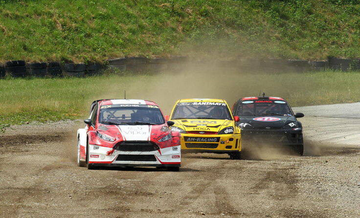 Supercar-Action (von links): Max Pucher, Alois Höller und Jürgen Weiß. Foto: Walter Vogler