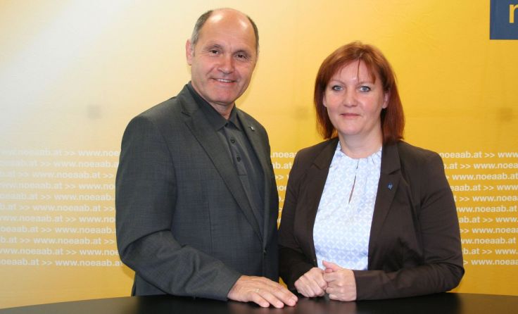 Wolfgang Sobotka und Sandra Kern Foto: NÖAAB 