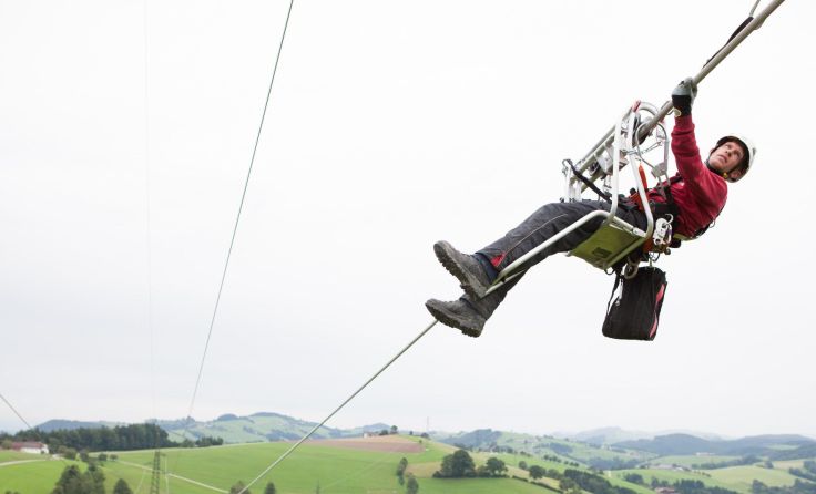 Hoch hinaus geht es mit der Stromerzeugung bei der EVN. Foto: EVN Ascher