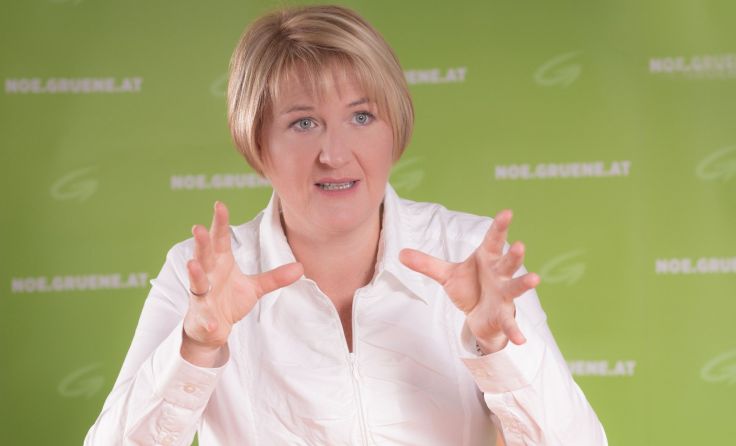 Helga Krismer ist mit dem Budgetentwurf 2017 nicht zufrieden. Foto: Die Grünen NÖ