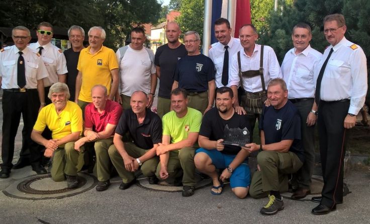 Die Wettkampfgruppe 3 wurde gebührend empfangen. Foto: Gemeinde Kirnberg