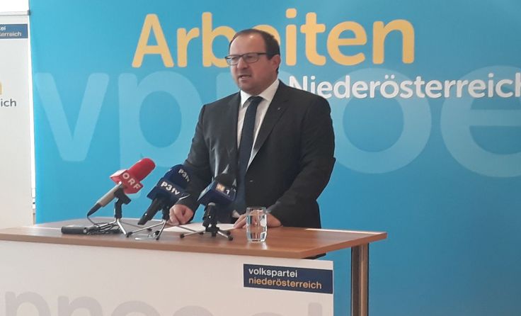 Bernhard Ebner ging mit der SPÖ-NÖ einmal mehr hart ins Gericht.