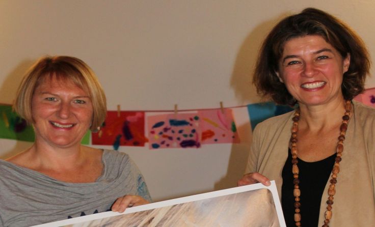 Helga Krismer (links) und Elisabeth Götze Foto: Die Grünen Niederösterreich.