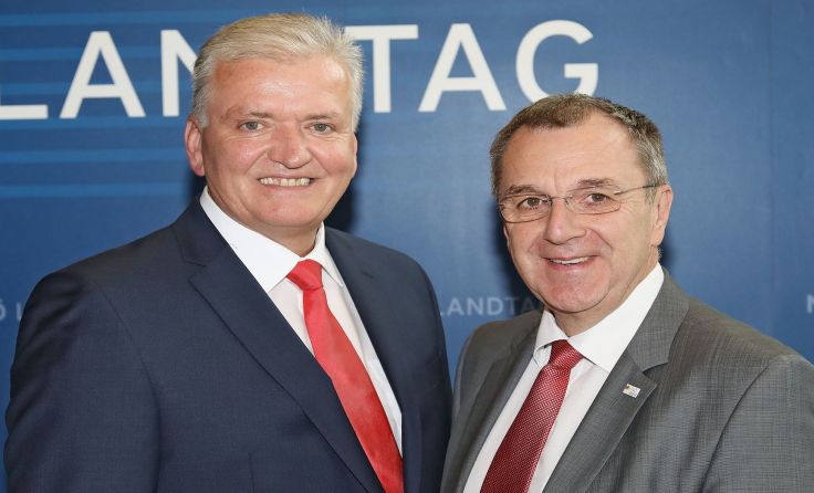 Franz Schnabl (links) und GVV-Präsident Rupert Dworak Foto: SPÖ NÖ