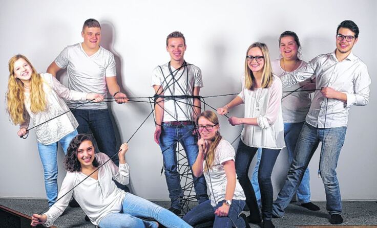 Der Spaß und die Freude des Vokalensembles Stimmstärke 8 sind ansteckend. Foto: Fabian Haider