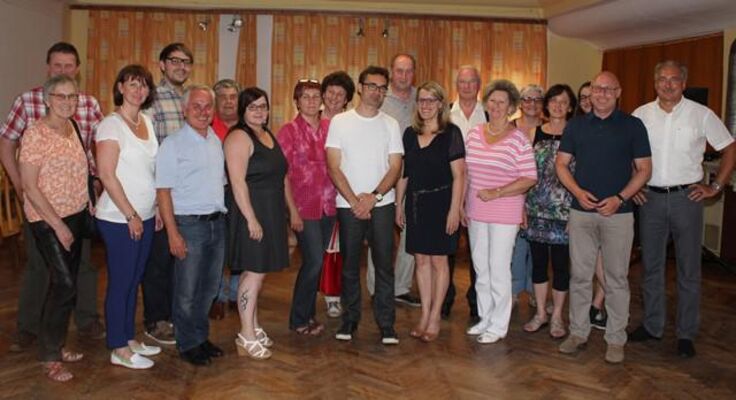 Beim Info-Abend zur Gestaltung des Schlossumfeldes