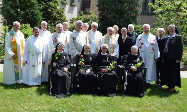 Vier Franziskanerinnen feierten im Kloster Amstetten ihr Diamantenes Ordensjubiläum.
