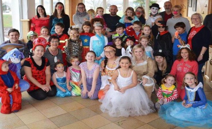 Beim Kinderfasching