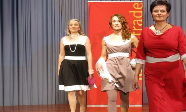 Karin Jünger, Orsula Gröbl und Silvia Spreitzer waren schon als Fairtrade-Models aktiv.