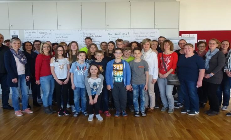 Beim Gesundheitsworkshop an der NMS Wallsee