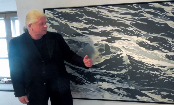 Kurt Bachner ist mit seinen Werken bei der Ausstellung vertreten. Foto: Heiner Brachner
