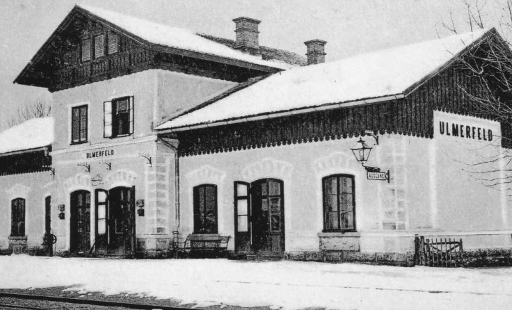 Der Bahnhof Ulmerfeld um 1900