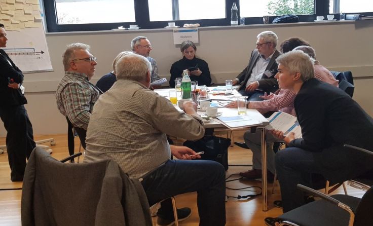 Engageierte Teilnehmer am Szenarien Forum Foto: Stadtgemeinde Amstetten 