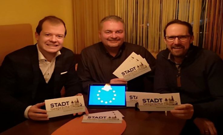 Andreas Gruber, Anton Geister und Markus BrandstetterFoto: Volkspartei Amstetten