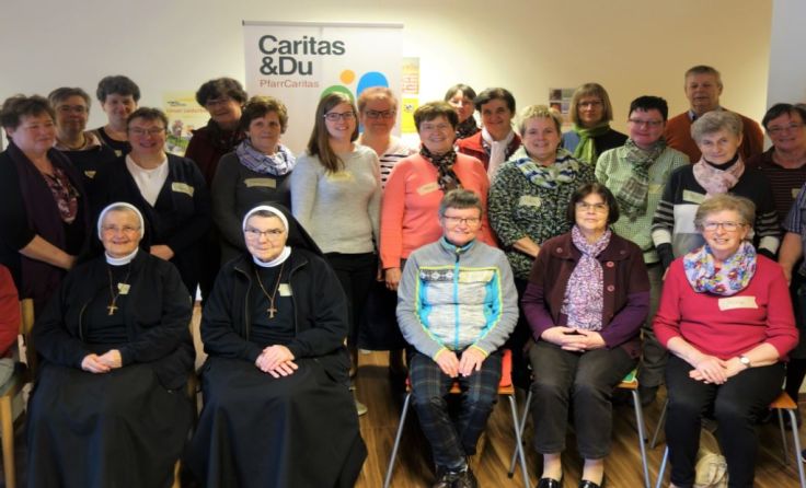 Die Besuchsdienst-Teilnehmer bei der Weiterbildung in Amstetten St. Marien. Foto: Köstler/Caritas