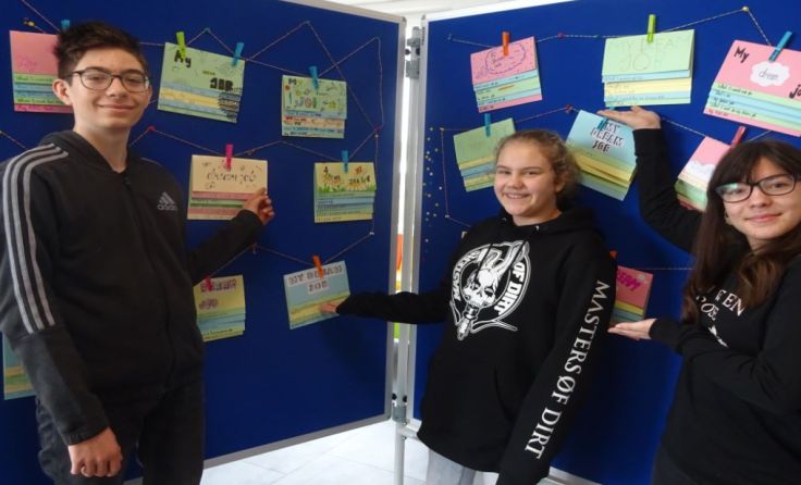 Prucha Paul, Hirner Valerie und Murza Rut Foto: NMS Wallsee-Sindelburg 
