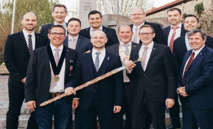 Round Table 48 Amstetten bei der feierlichen Aufnahme. Foto: inShot
