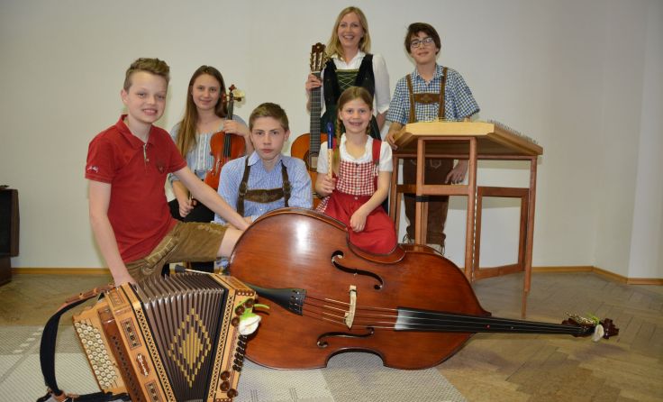 Das Volksmusikensemble der Musikschule Oberes Mostviertel Foto: MSOM