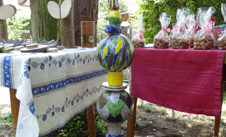 Projekte aus der Tagestätte, Garten und Handwerk werden präsentiert. Foto: AnkA