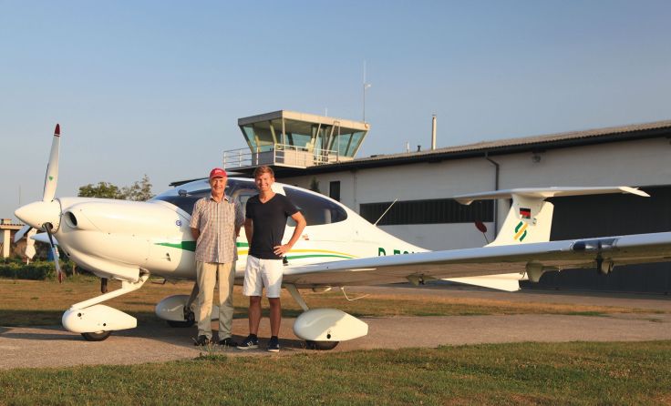 Wolfgang und Ewald Grabner haben schon zahlreiche Flugabenteuer bestanden.Foto: Privatarchiv Grabner